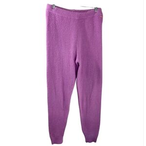 Savage Fenty Medium Knit Ribbed Lavender Lounge Pants Joggers Loungewear